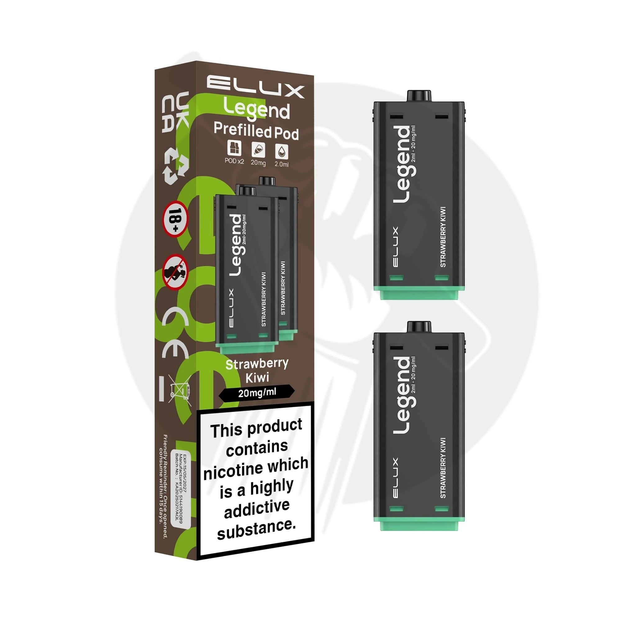 Elux Legend 1500 Prefilled Replacement Pods 2in1