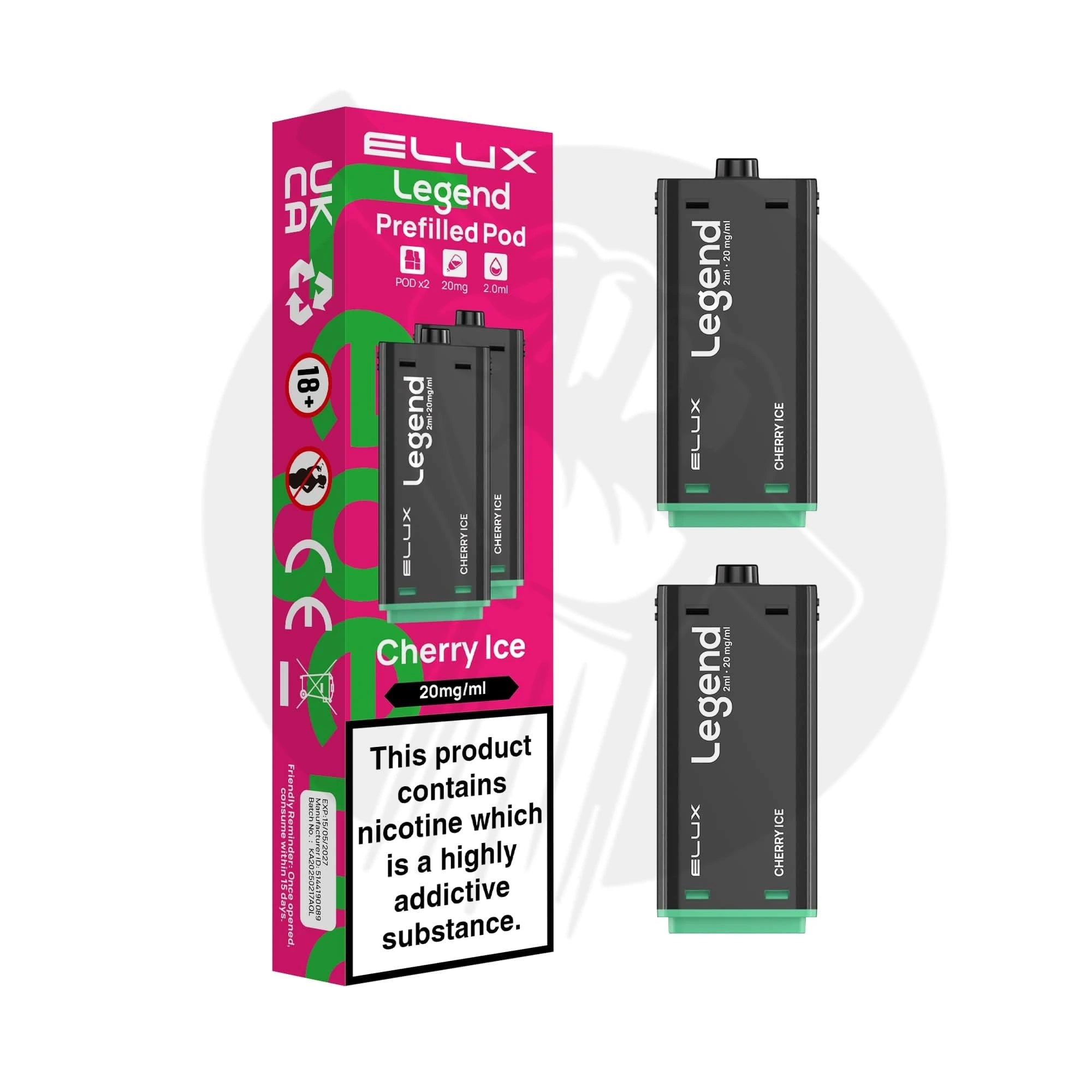 Elux Legend 1500 Prefilled Replacement Pods 2in1