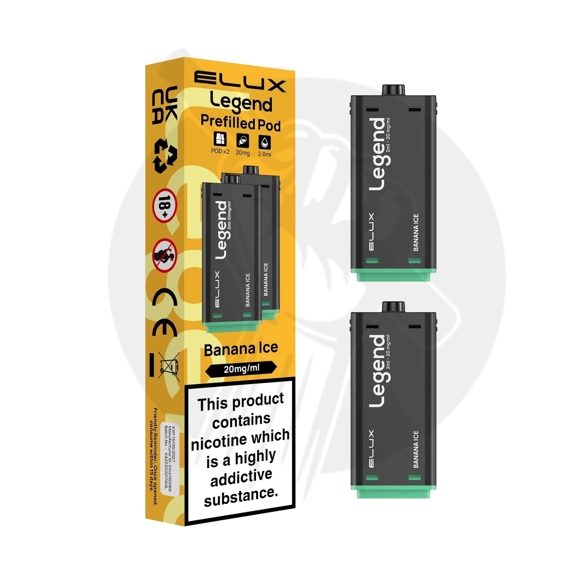 Elux Legend 1500 Prefilled Replacement Pods 2in1