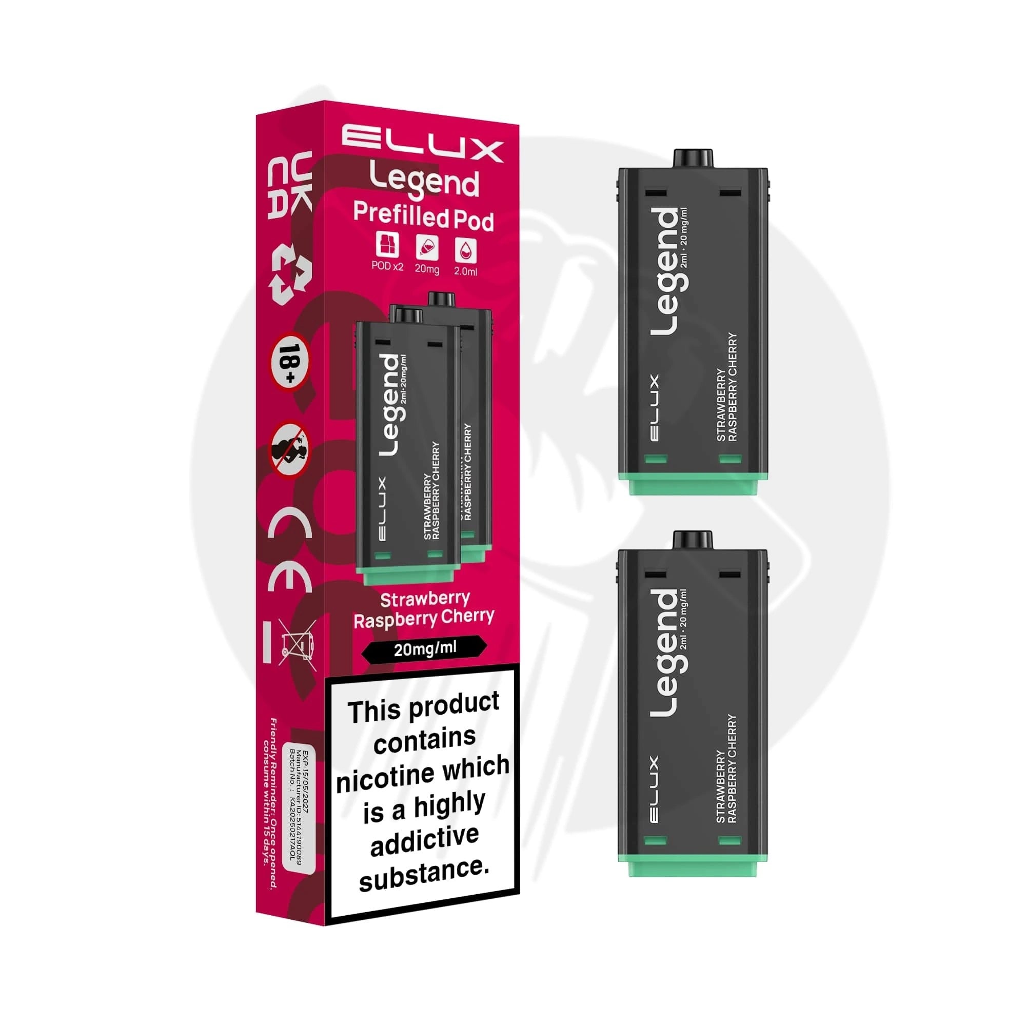 Elux Legend 1500 Prefilled Replacement Pods 2in1