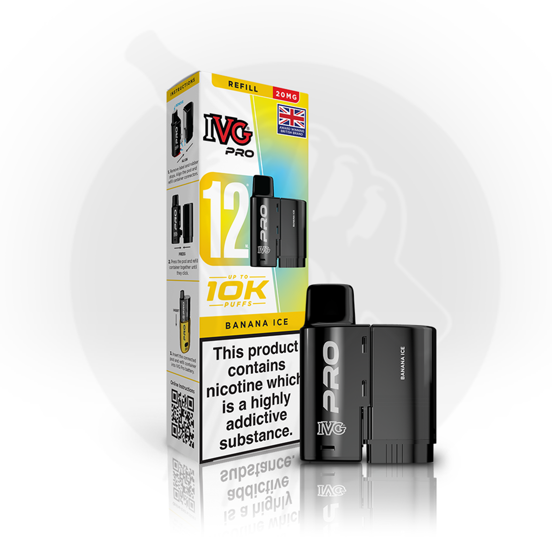 Banana Ice IVG Pro 12 Refill Pods