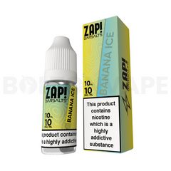 Banana Ice 10ml Nic Salt E-Liquid By Zap! Bar Salts