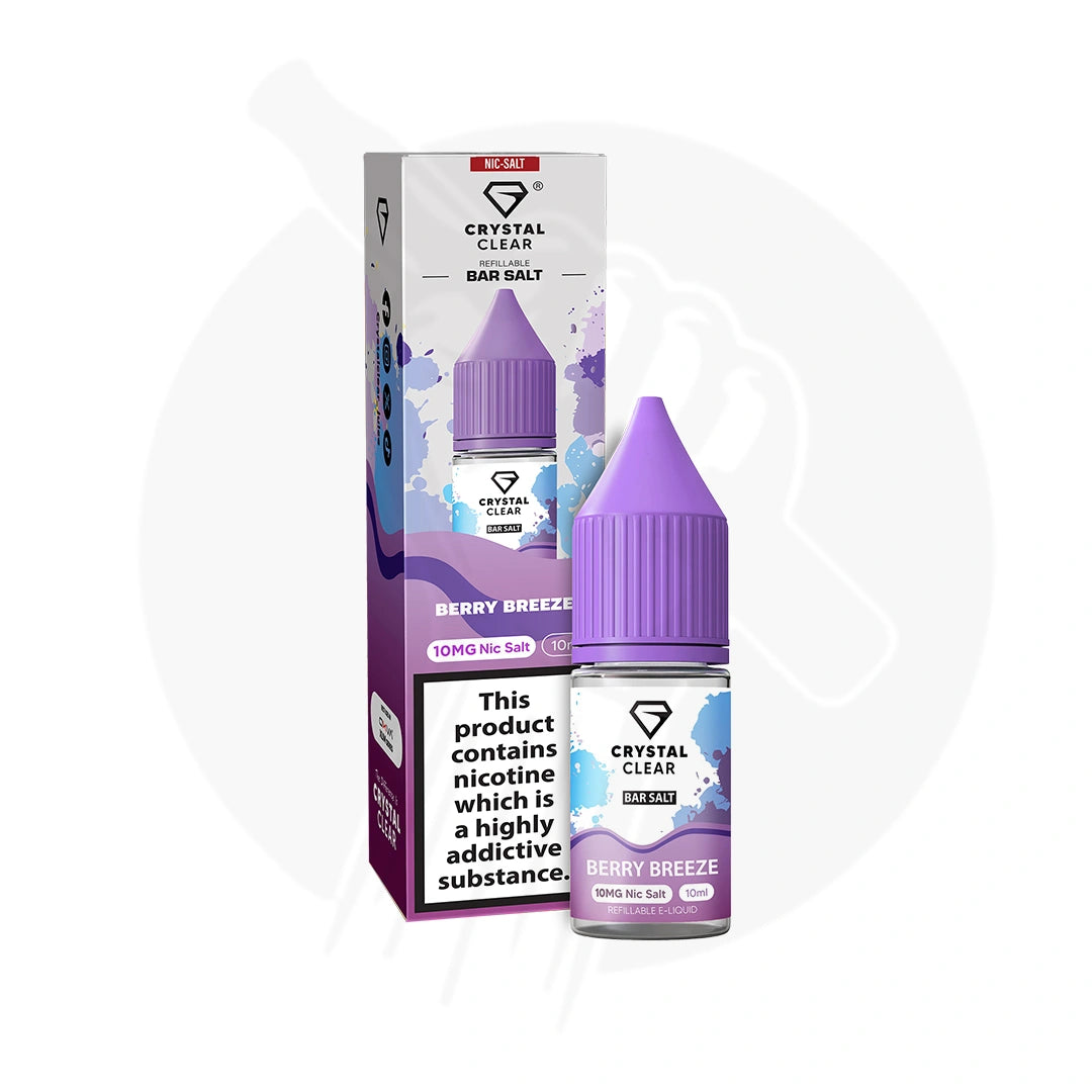 Berry Breeze Nic Salt E-Liquid By Crystal Clear