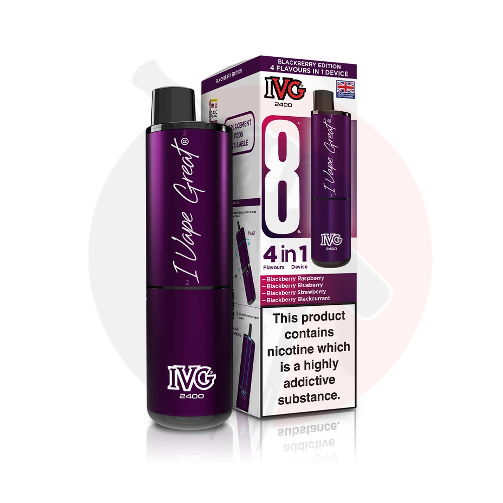 IVG 2400 4 in 1 Rechargeable Prefilled Kit