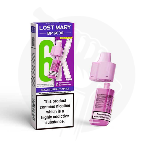 Blackberry Apple Lost Mary BM6000 Prefilled Pods Replacement