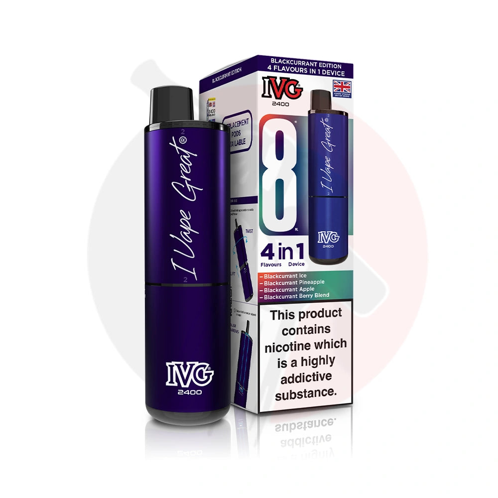 IVG 2400 4 in 1 Rechargeable Prefilled Kit