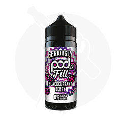 Blackcurrant Berry Shortfill E-Liquid by Seriously Pod Fill x2
