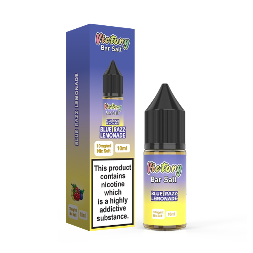 Blue Razz Lemonade 10ml Bar Salt Nic Salt E-Liquid By Victory Juice