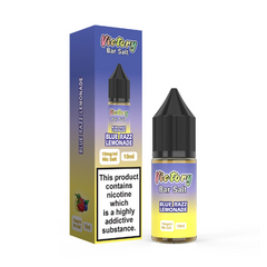 Blue Razz Lemonade 10ml Bar Salt Nic Salt E-Liquid By Victory Juice