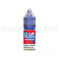 Blue Sour Razz 10ml Nic Salt E-Liquid By OX Passion