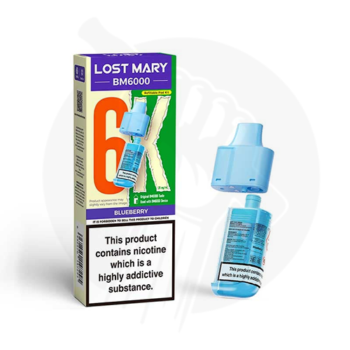 Blueberry Lost Mary BM6000 Prefilled Replacement Pod