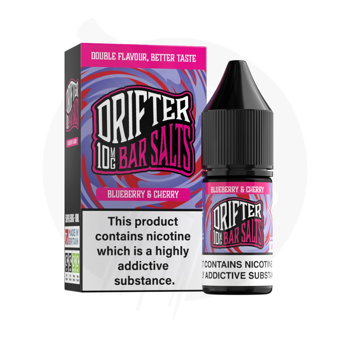 Blueberry & Cherry Nic Salt E-Liquid By Drifter
