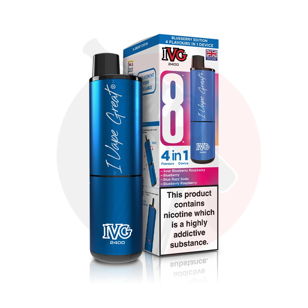 IVG 2400 4 in 1 Rechargeable Prefilled Kit
