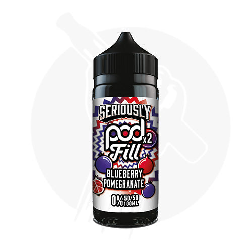 Blueberry Pomegranate Shortfill E-Liquid by Seriously Pod Fill x2