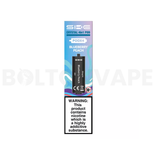 Blueberry Peach Ske Crystal 4in1 Prefilled Pod By SKE