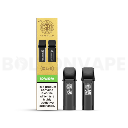 Bora Bora Gold Bar Reload Prefilled Pods