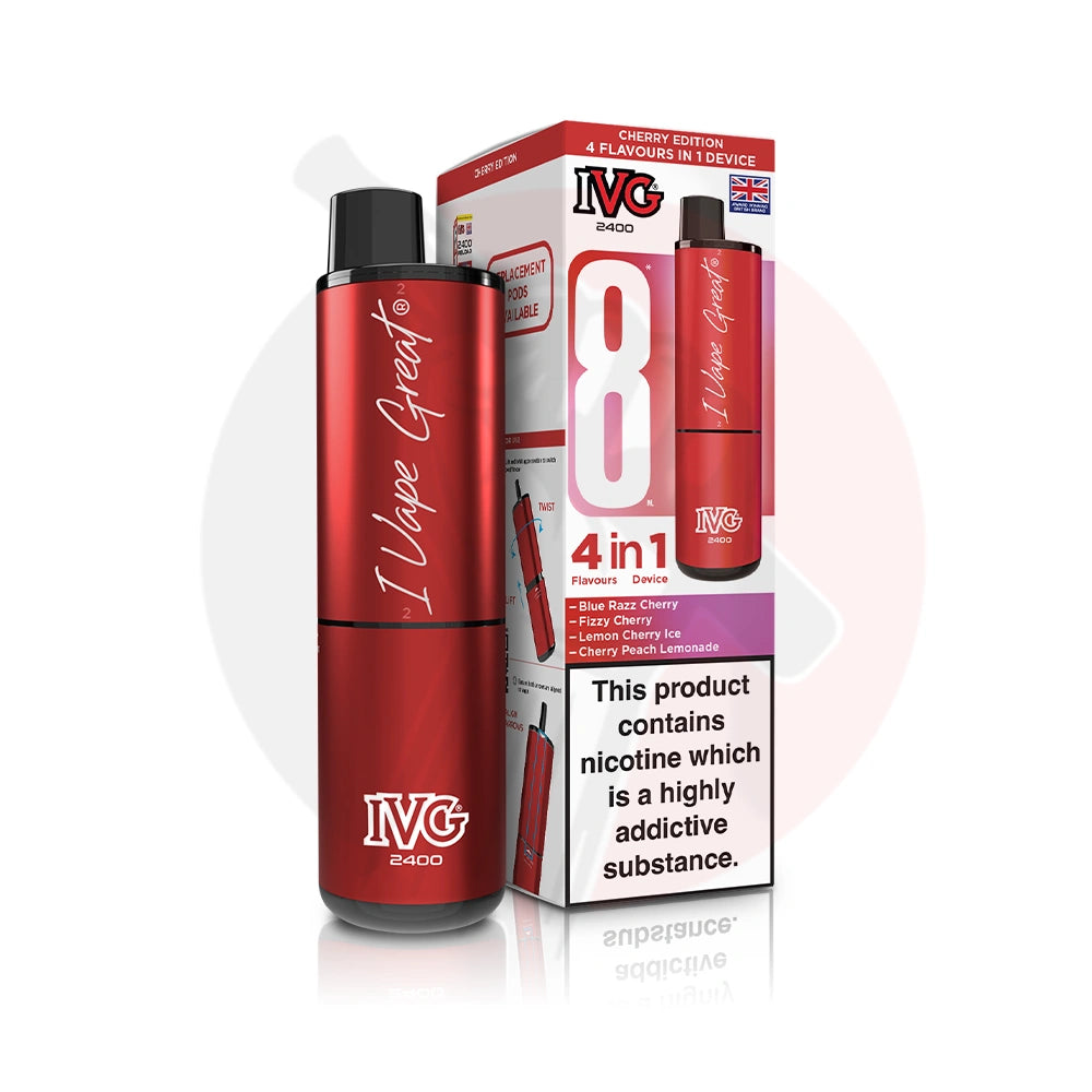 IVG 2400 4 in 1 Rechargeable Prefilled Kit