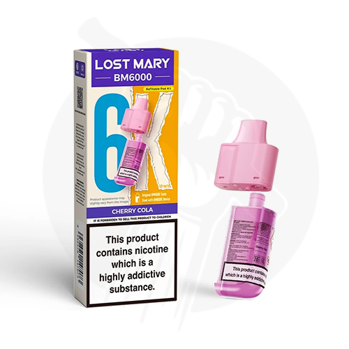 Cherry Cola Lost Mary BM6000 refill Pods