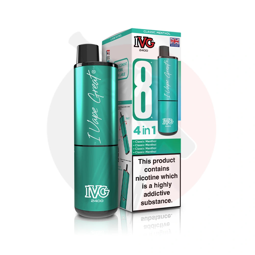 IVG 2400 4 in 1 Rechargeable Prefilled Kit