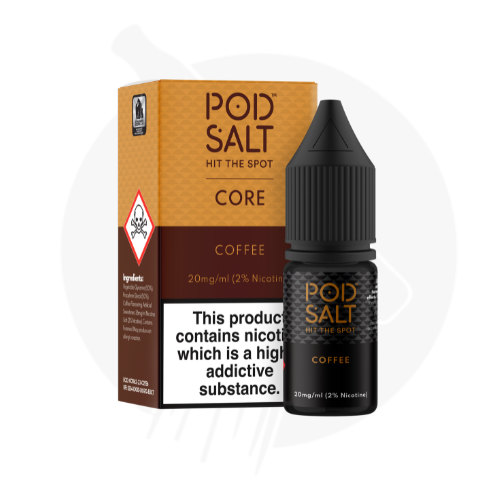 Coffee 10ml Nic Salt E-Liquid By Core Pod Salt