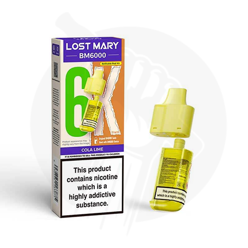 Cola Lime Lost Mary BM6000 Refill Pods