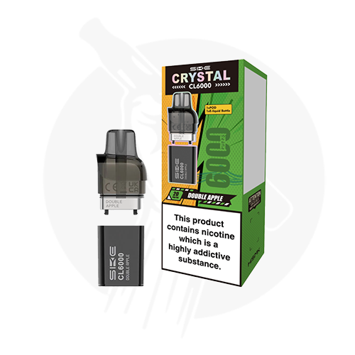 Double Apple SKE Crystal CL6000 Puff Refill Pack