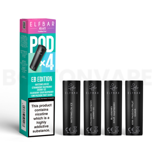 EB Edition Elf Bar 4 in 1 Prefilled Pods