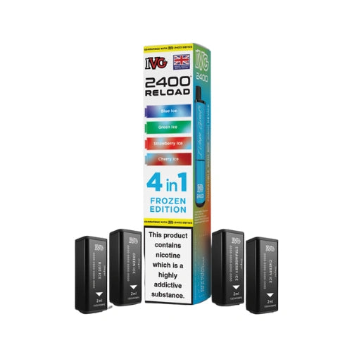IVG 2400 4 in 1 Multi Flavour Edition Prefilled Reload Pods