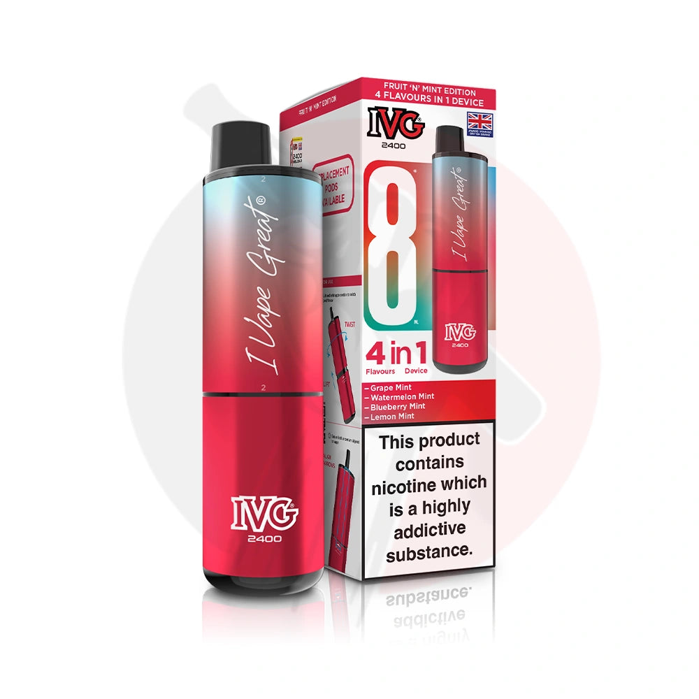 IVG 2400 4 in 1 Rechargeable Prefilled Kit