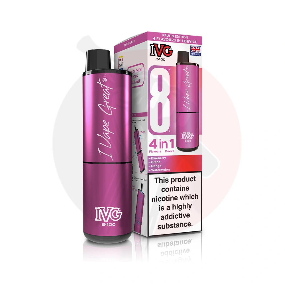 IVG 2400 4 in 1 Rechargeable Prefilled Kit