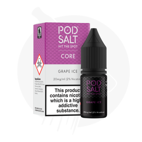 Grape Ice 10ml Nic Salt E-Liquid By Core Pod Salt
