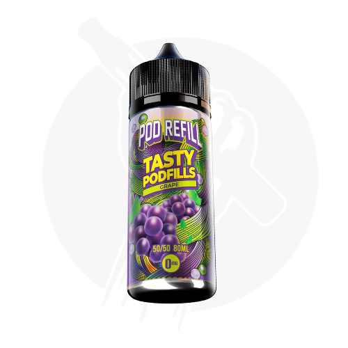 Grape Shortfill E-Liquid By Pod Refill Tasty Podfills