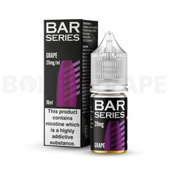 Grape 10ml Nic Salt E-liquid by Bar Series