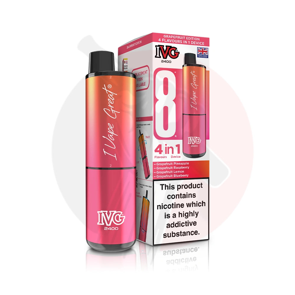 IVG 2400 4 in 1 Rechargeable Prefilled Kit