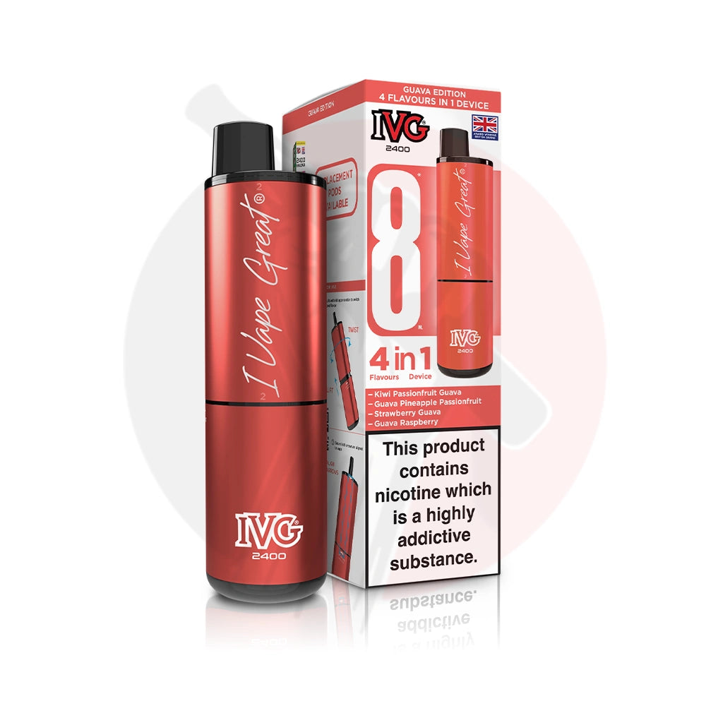 IVG 2400 4 in 1 Rechargeable Prefilled Kit