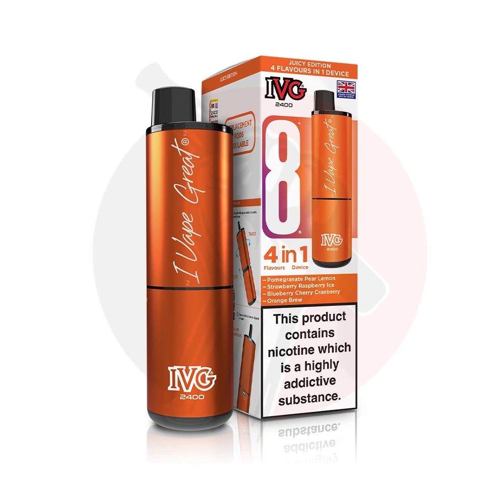 IVG 2400 4 in 1 Rechargeable Prefilled Kit