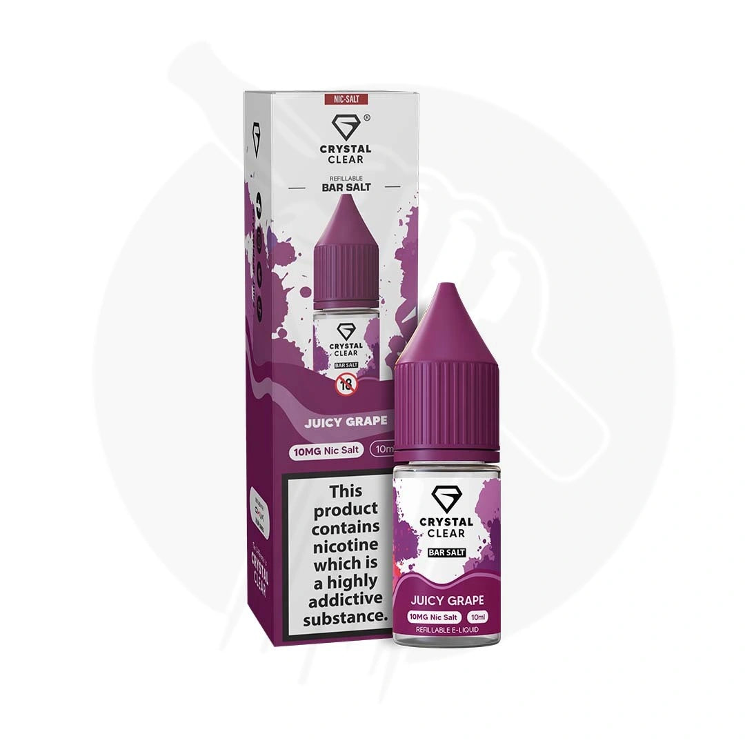 Juicy Grape Nic Salt E-liquid By Crystal Clear