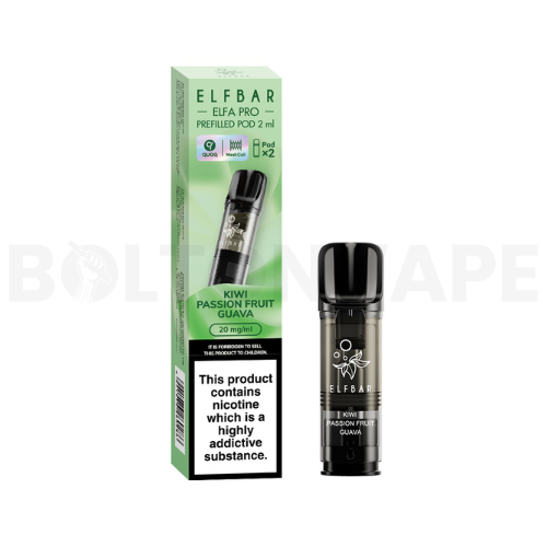 Elfbar Elfa Pro Pods Kiwi Passion Fruit Guava Prefilled