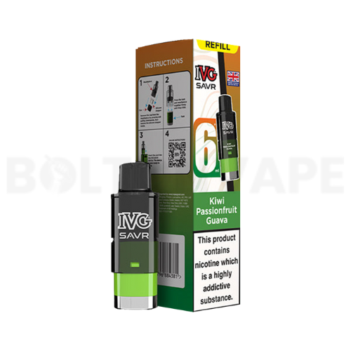 Kiwi passionfruit Guava IVG SAVR refill Pods