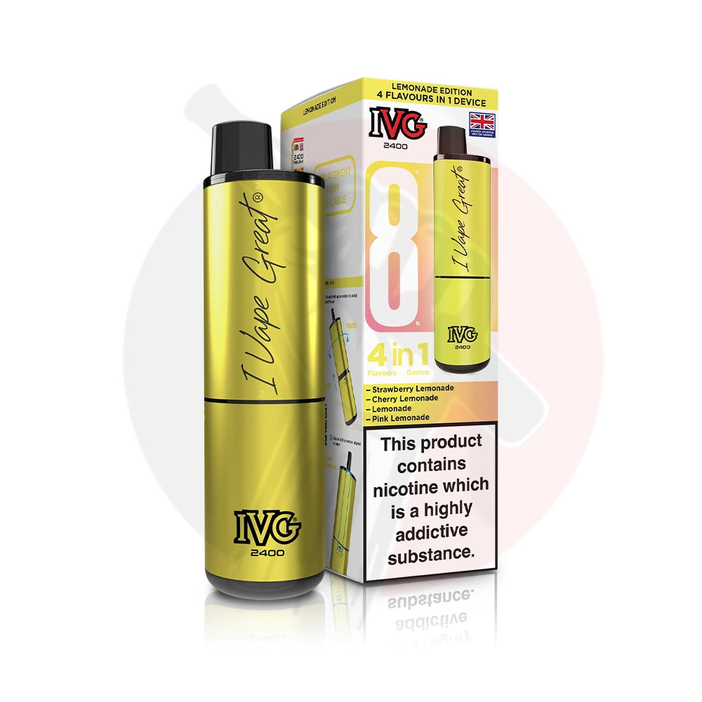 IVG 2400 4 in 1 Rechargeable Prefilled Kit