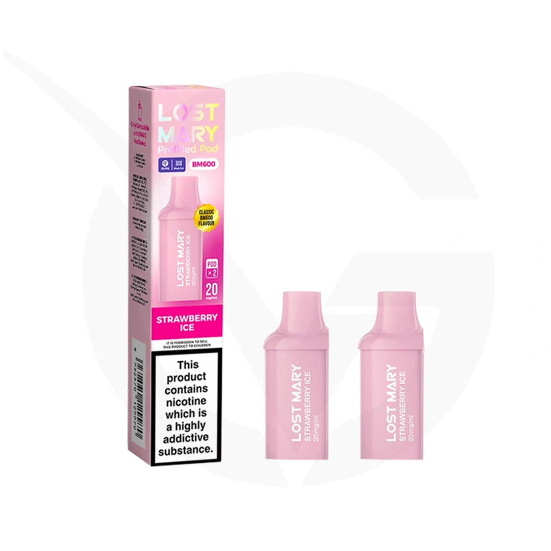 Strawberry Ice Lost Mary BM600 Prefilled Pods