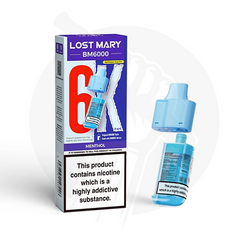 Menthol Lost Mary BM6000 Refill Pods