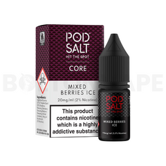 Mixed Berries Ice 10ml Nic Salt E-Liquid by Core Pod Salt