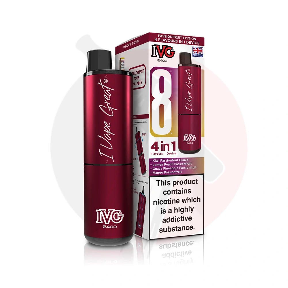 IVG 2400 4 in 1 Rechargeable Prefilled Kit