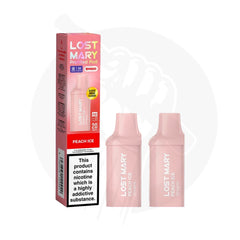 Peach Ice Prefilled Pods By Lost Mary BM600