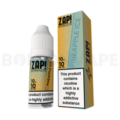 Pineapple Ice 10ml NIc Salt E-Liquid By Zap! Bar Salts