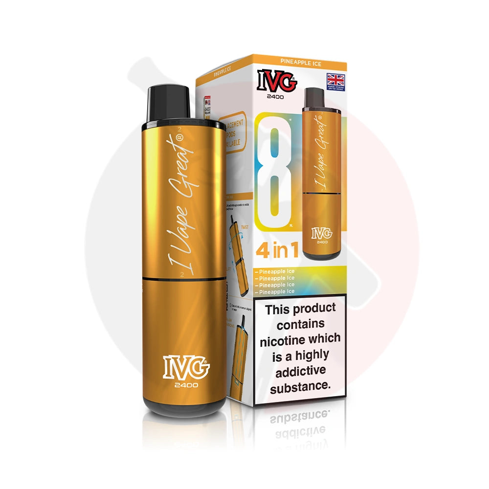 IVG 2400 4 in 1 Rechargeable Prefilled Kit