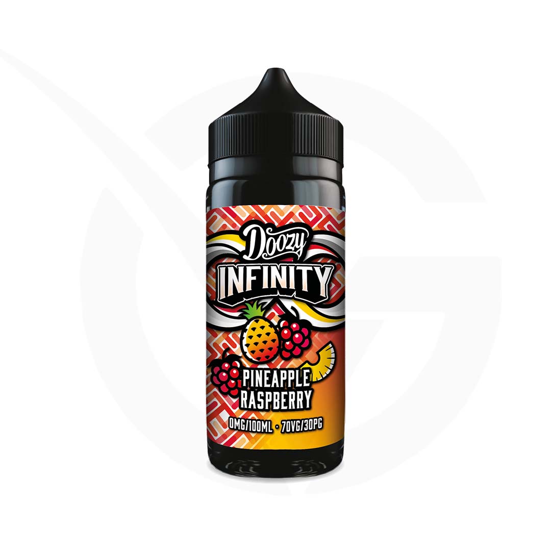 Pineapple Raspberry 100ml Shortfill E-Liquids Doozy Infinity