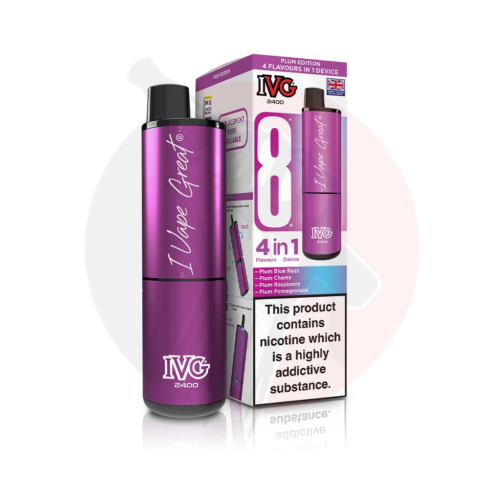 IVG 2400 4 in 1 Rechargeable Prefilled Kit