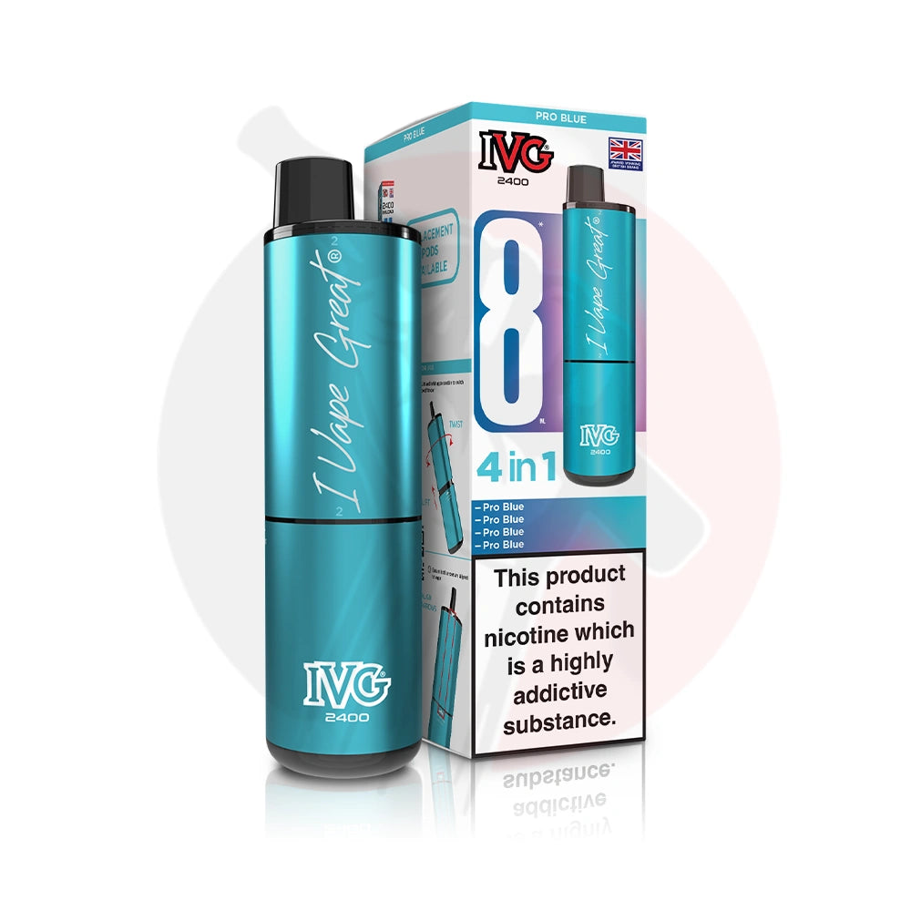 IVG 2400 4 in 1 Rechargeable Prefilled Kit